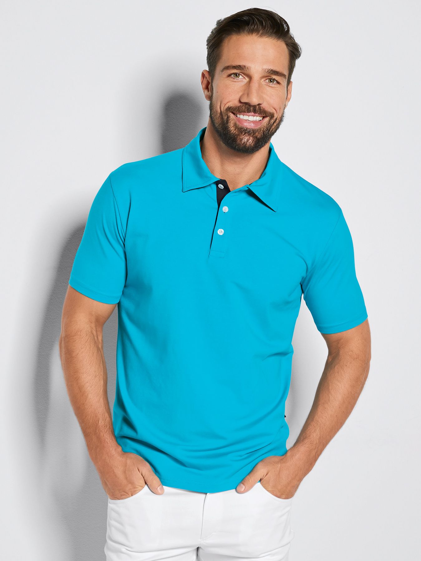 Chemise homme avec col en single jersey 