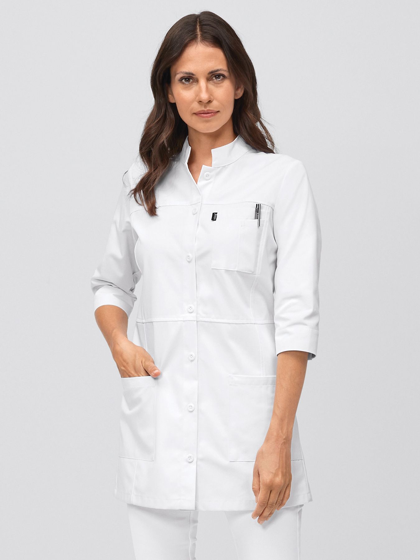 Blouse médicale longue disponible en 2 qualités GRANADA
