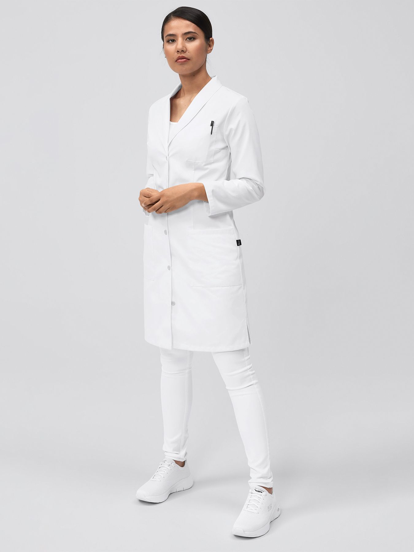 Blouse médicale pharmacie/laboratoire ELBE disponible en 2 qualités