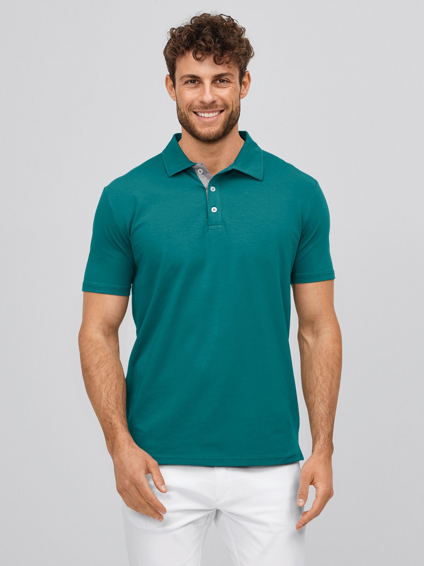 Chemise homme avec col en single jersey 