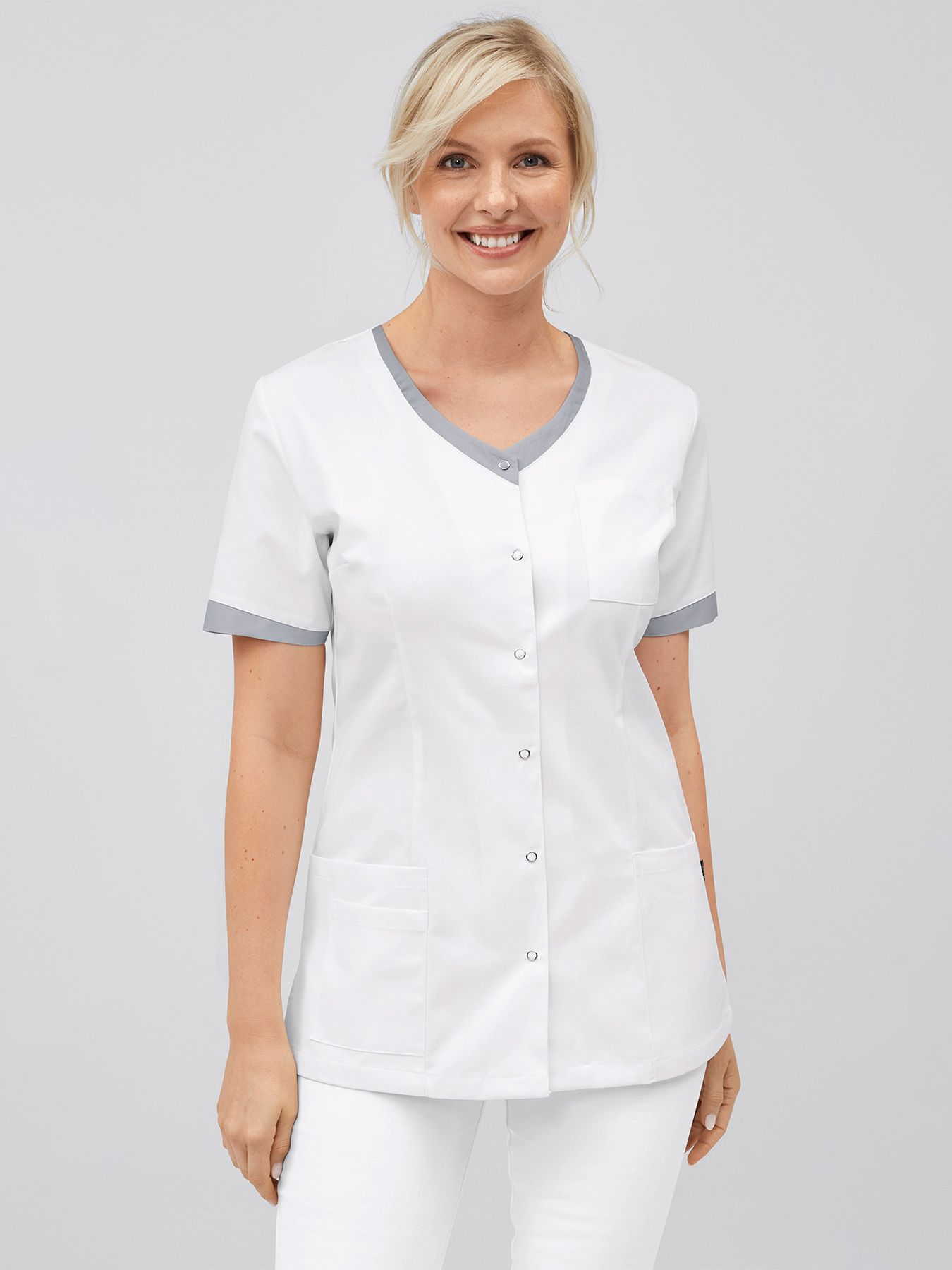 Blouse médicale avec détails colorés HEIDE