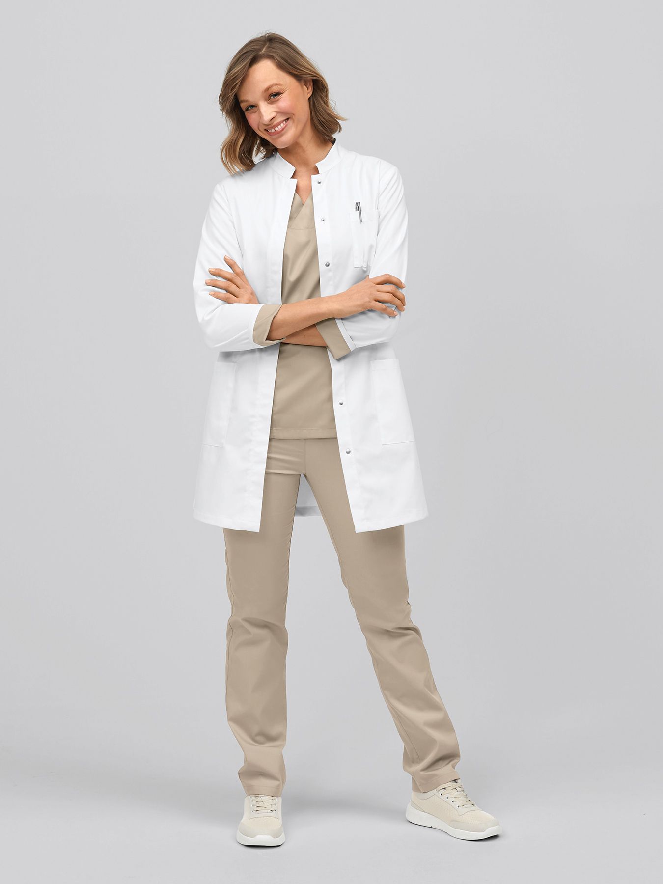 Blouse médicale avec détails colorés ATESSA