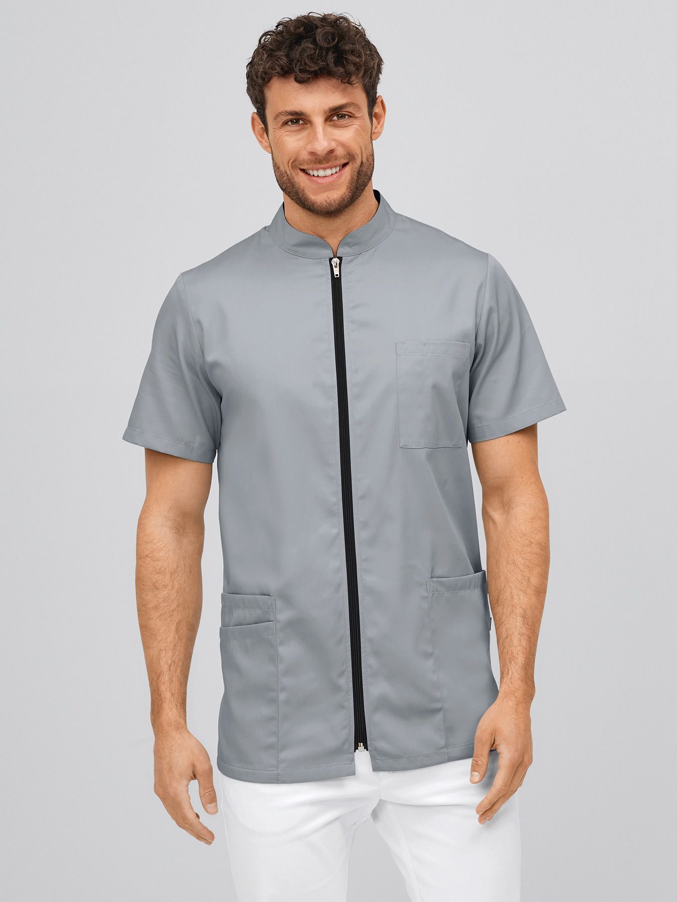 Blouse médicale LINARES avec fermeture éclair