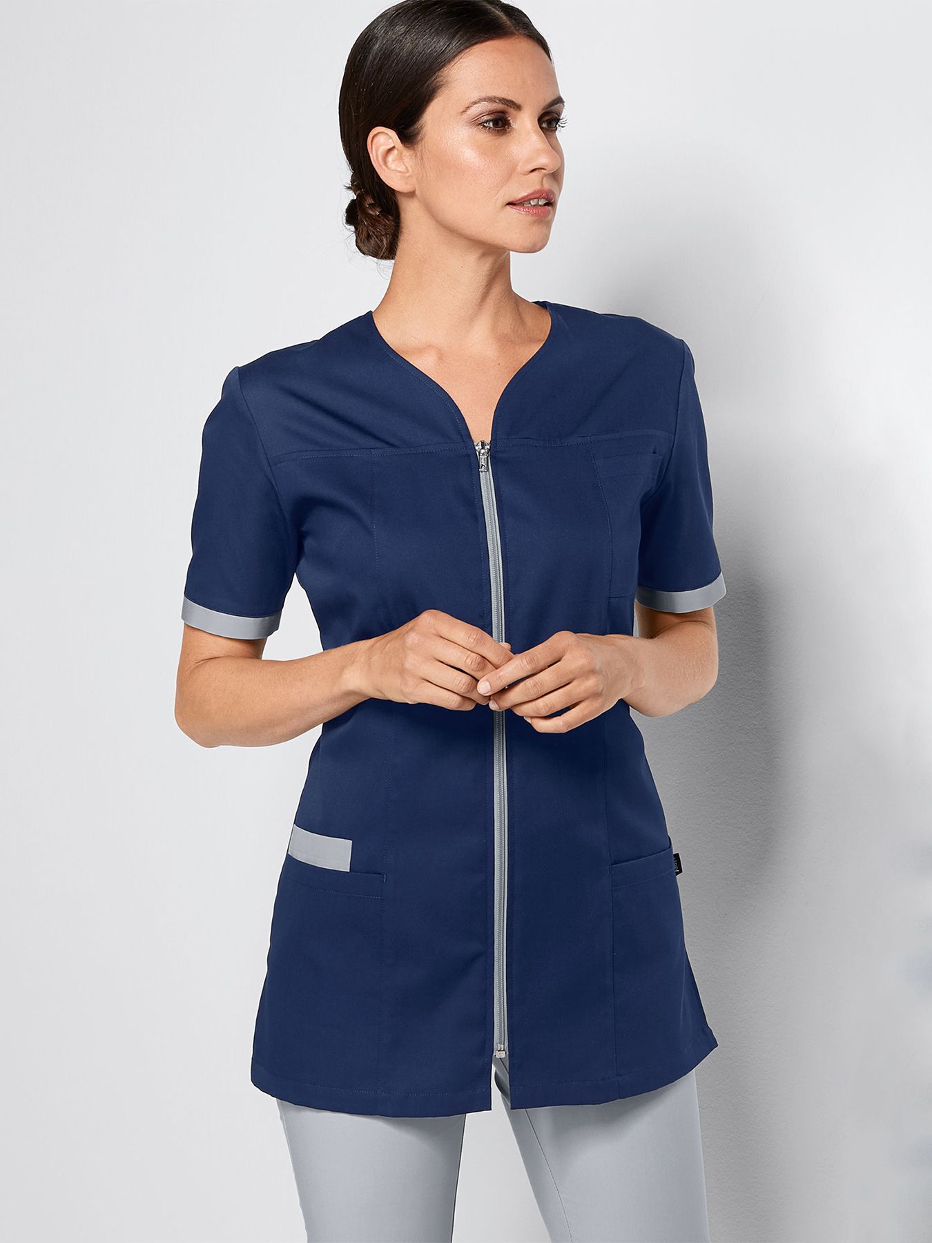 Blouse médicale avec fermeture éclair SILLA
