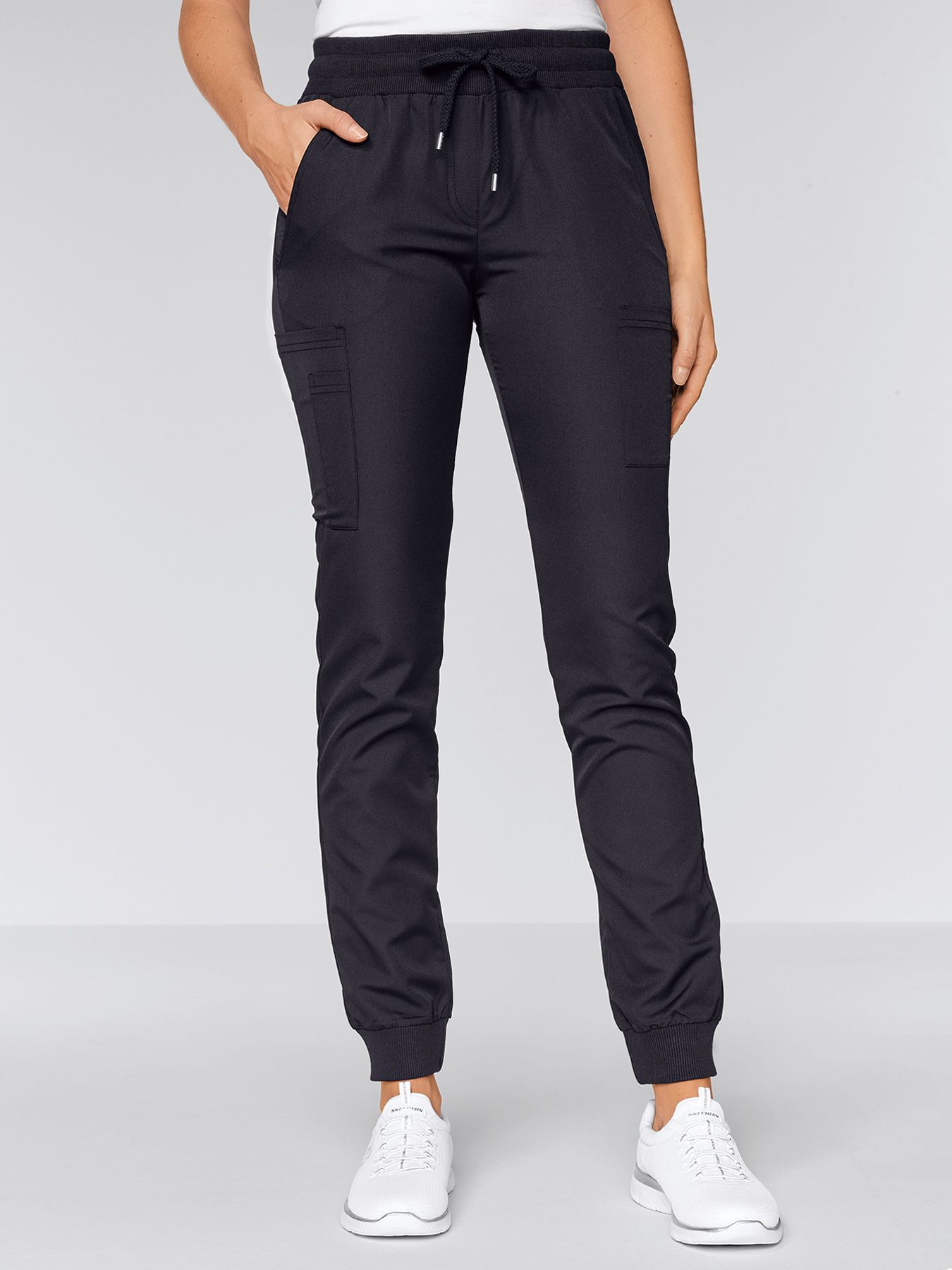 Pantalon femme avec ourlets élastiques RONDA – active-stretch