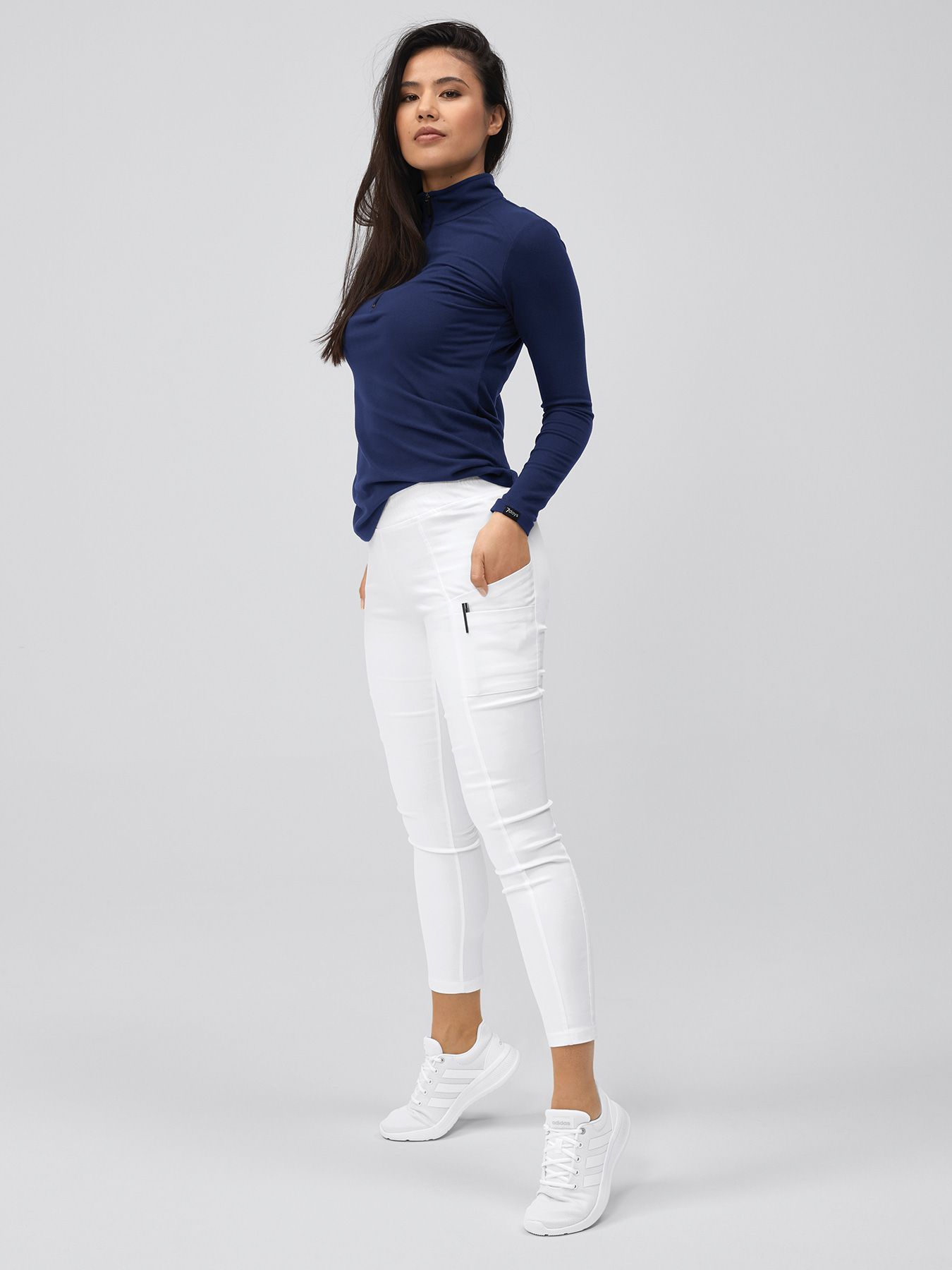 Pantalon femme avec poches jambes BELLUNO  – soft-stretch
