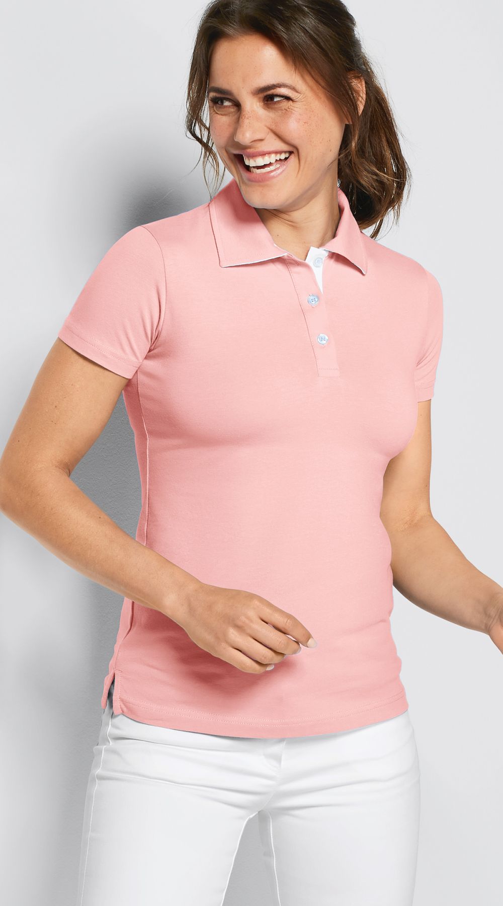 Shirt polo en single jersey