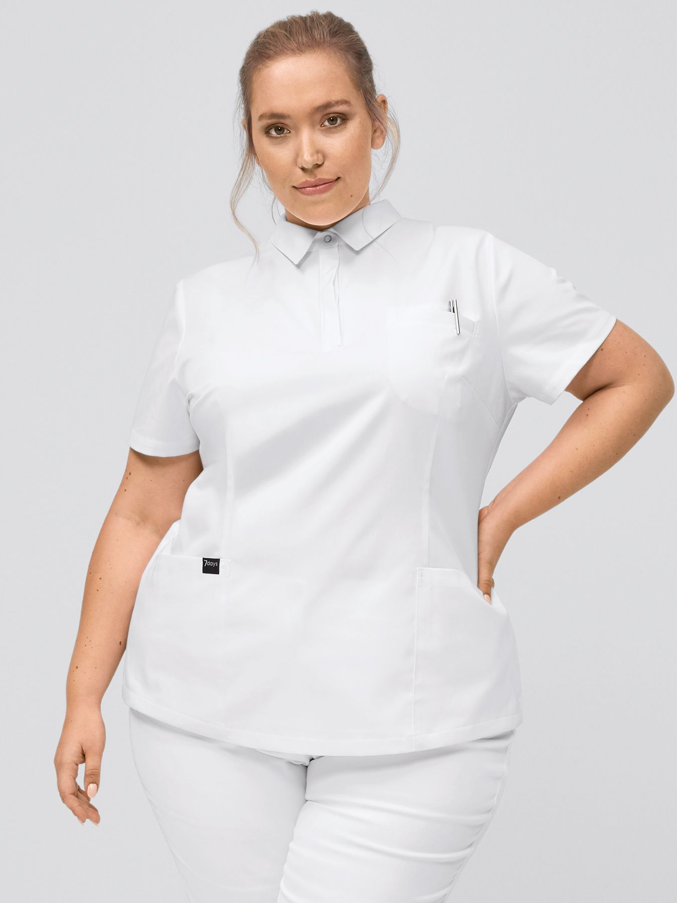 Tunique médicale avec col NAWA 