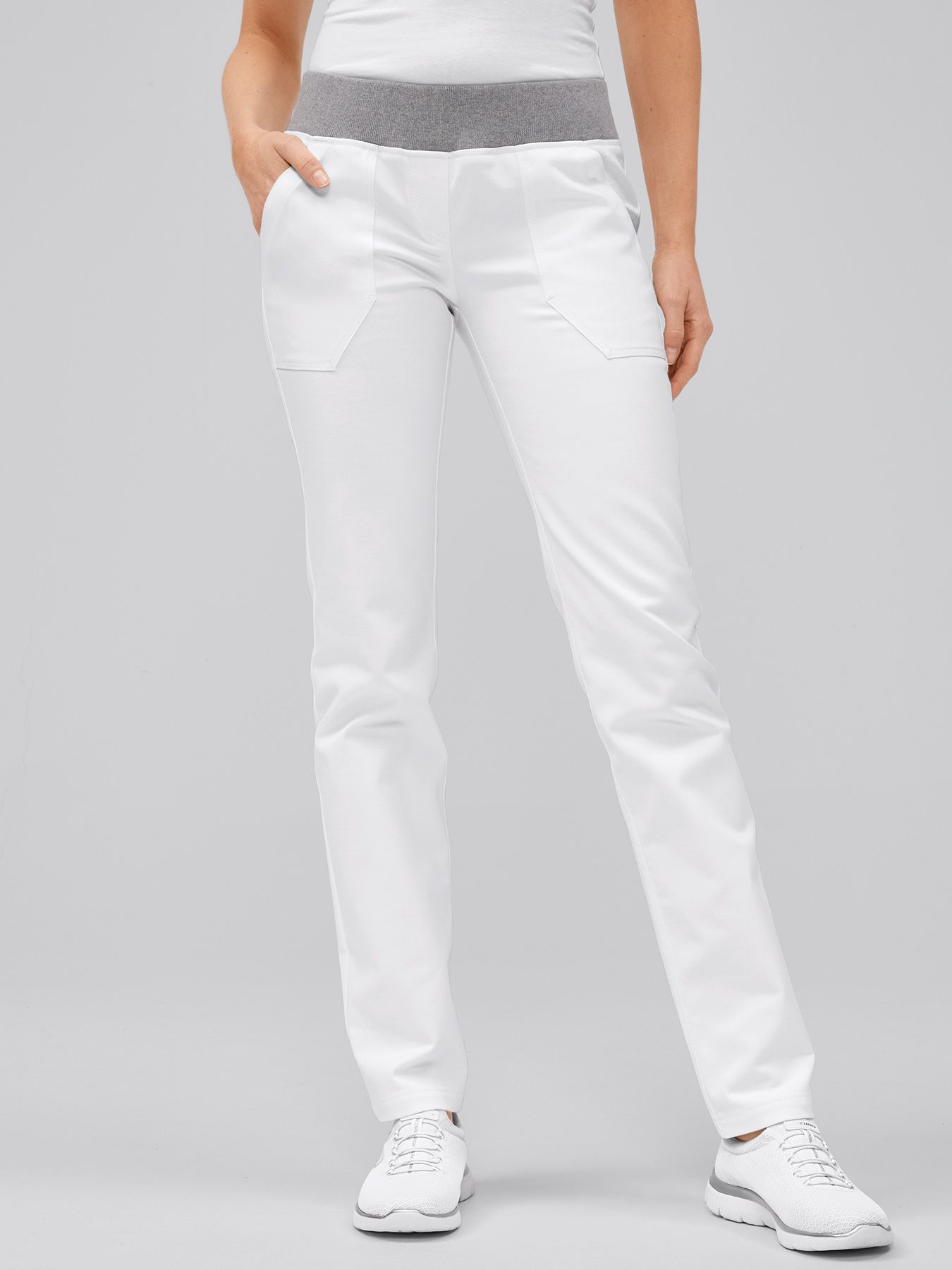 Pantalon femme - ceinture en tricot