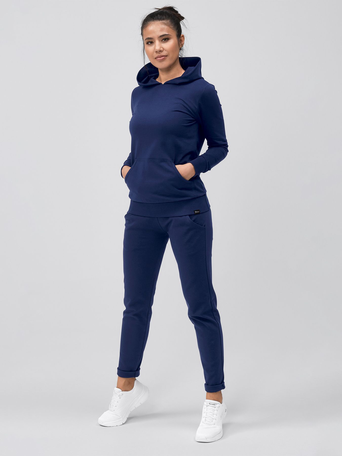 Pantalon décontracté en jersey opaque à maille interlock PETRA