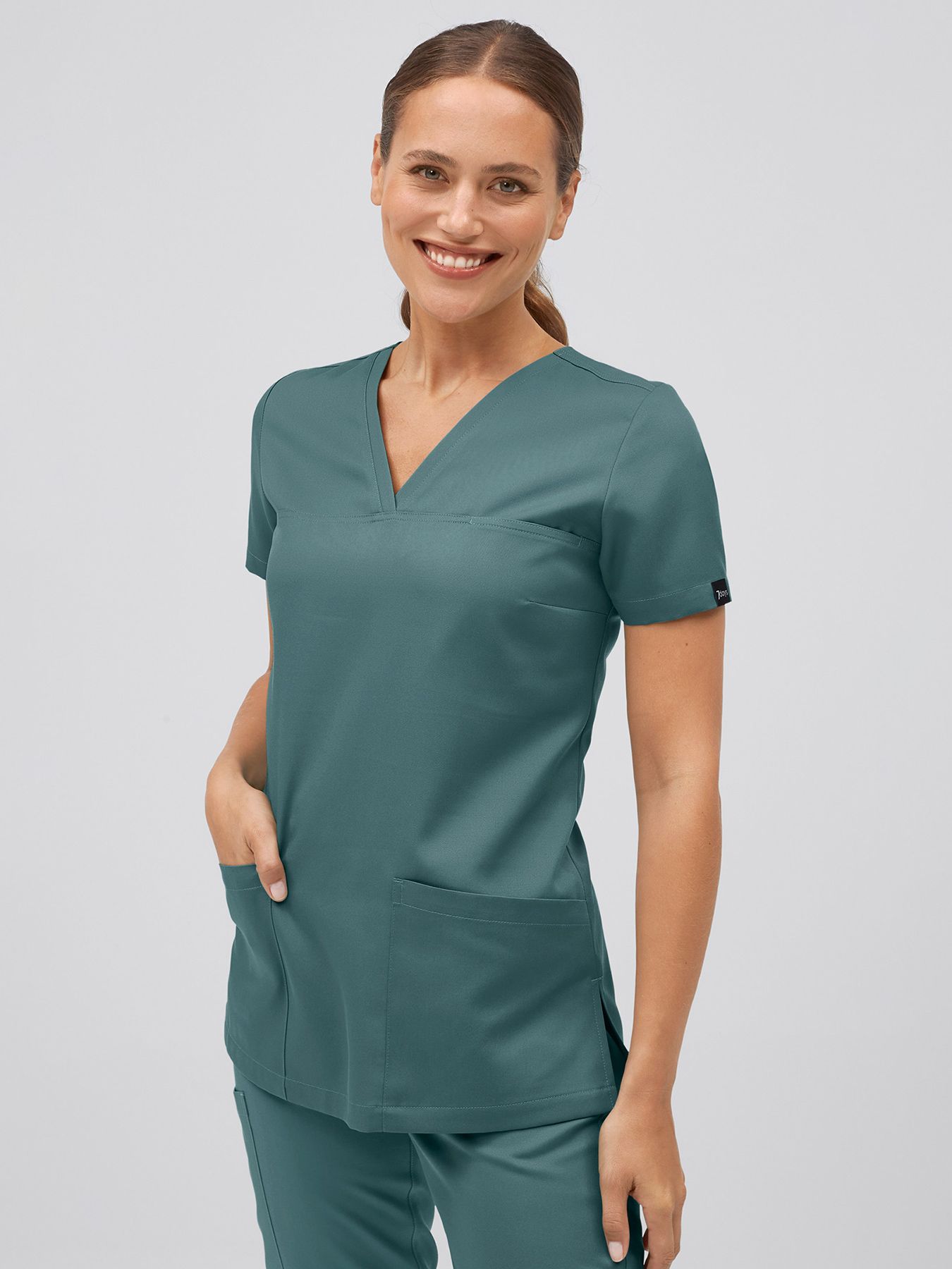 Tunique médicale en Lyocell (TENCEL™) BREDA – stretch
