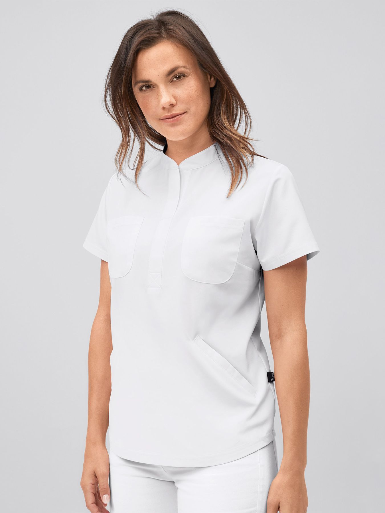 Tunique à col chemisier et extension active