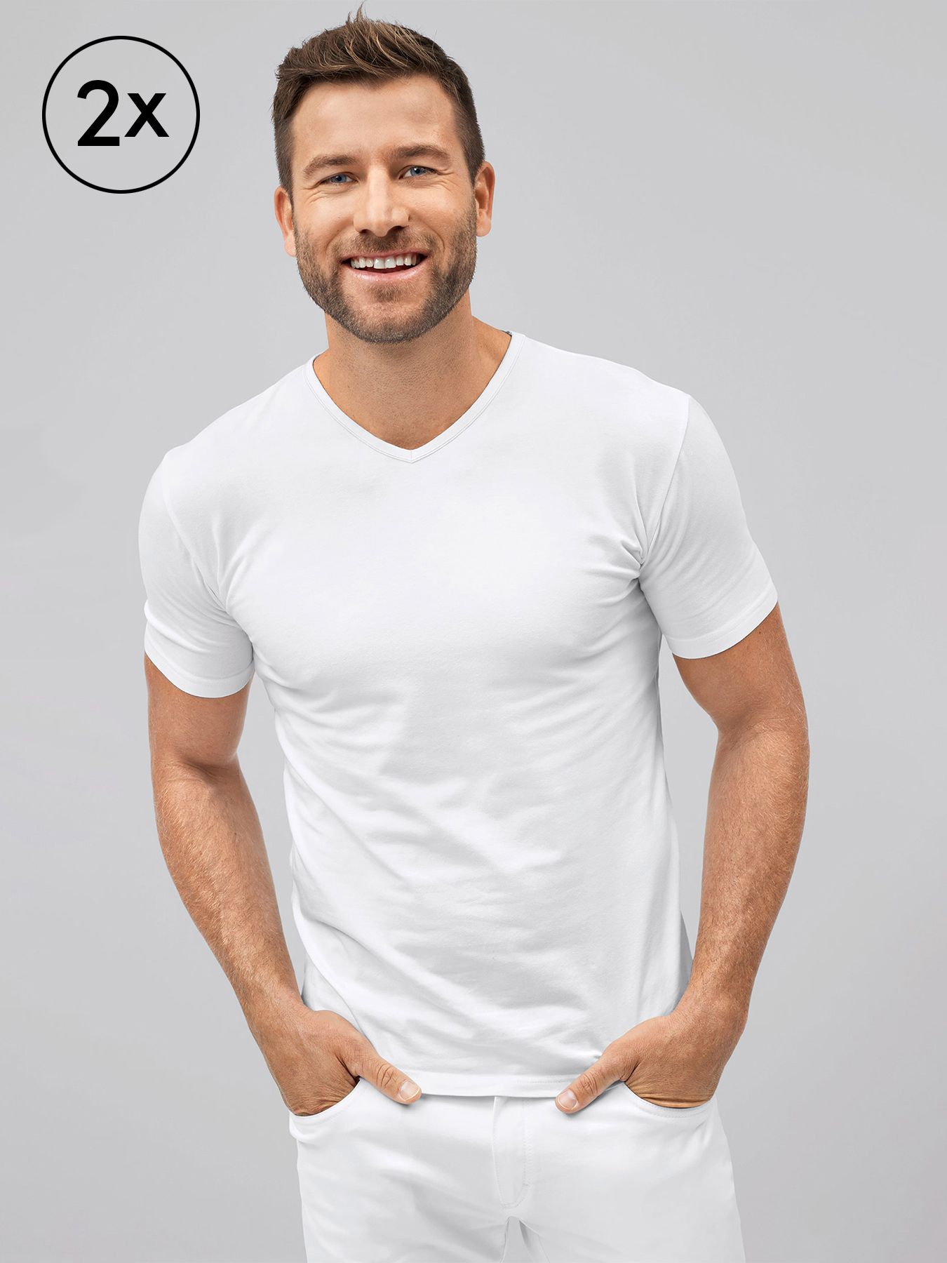 Maillot de corps homme – lot de 2