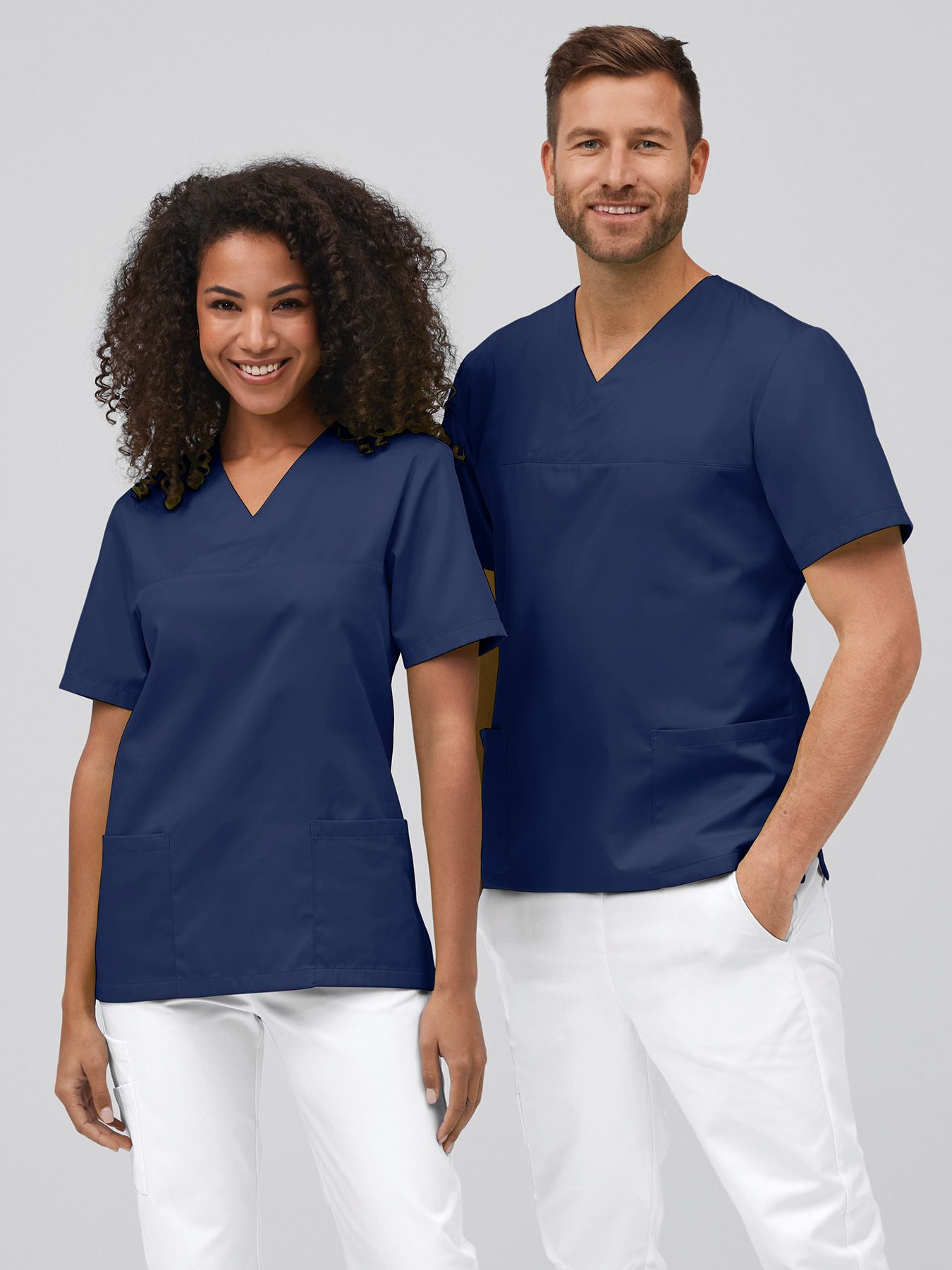 Tunique médicale mixte, lavage à 60°