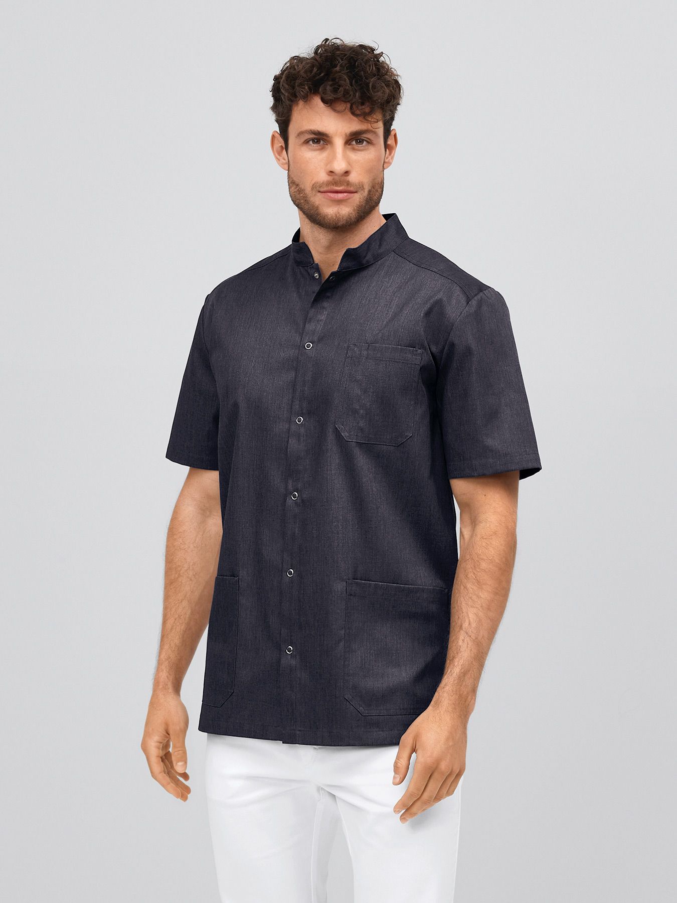 Blouse médicale avec boutonnière à pressions ARNES