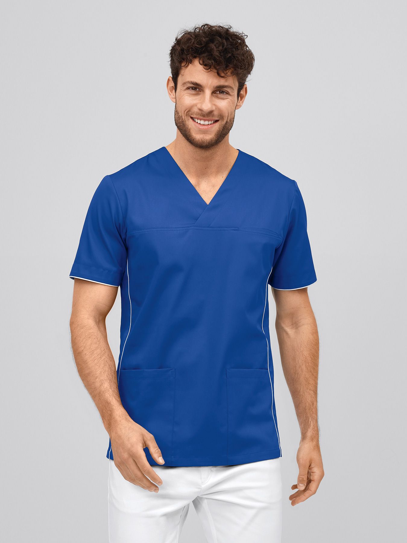 Tunique médicale LORIS mixte à encolure V 
