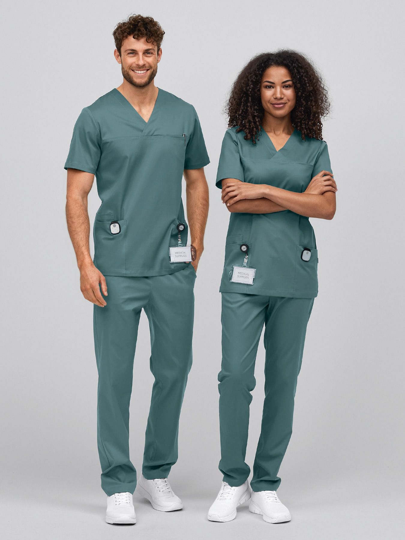 Tunique médicale mixte en coton PALMA 