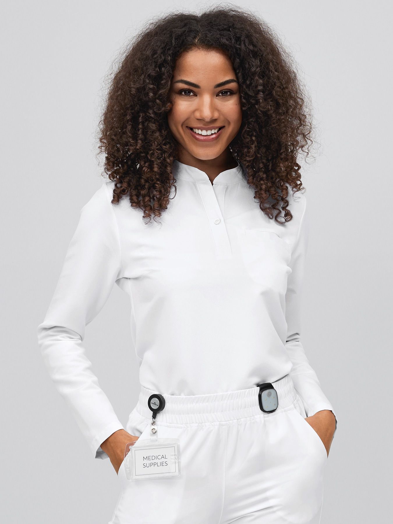 Tunique médicale avec manches longues – active-stretch