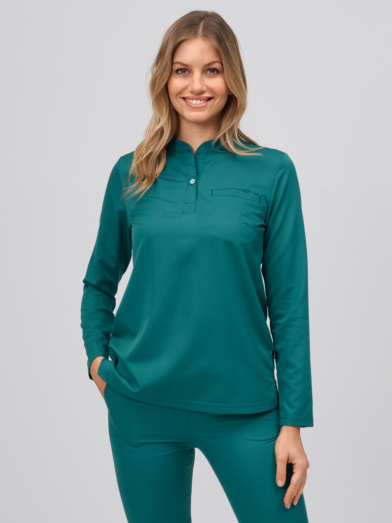 Tunique médicale avec manches longues – active-stretch