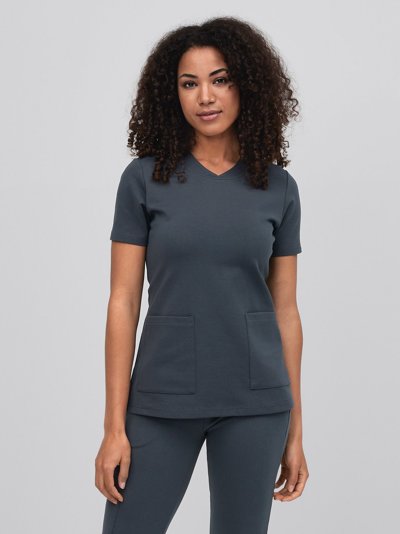 Tunique médicale en jersey à maille interlock