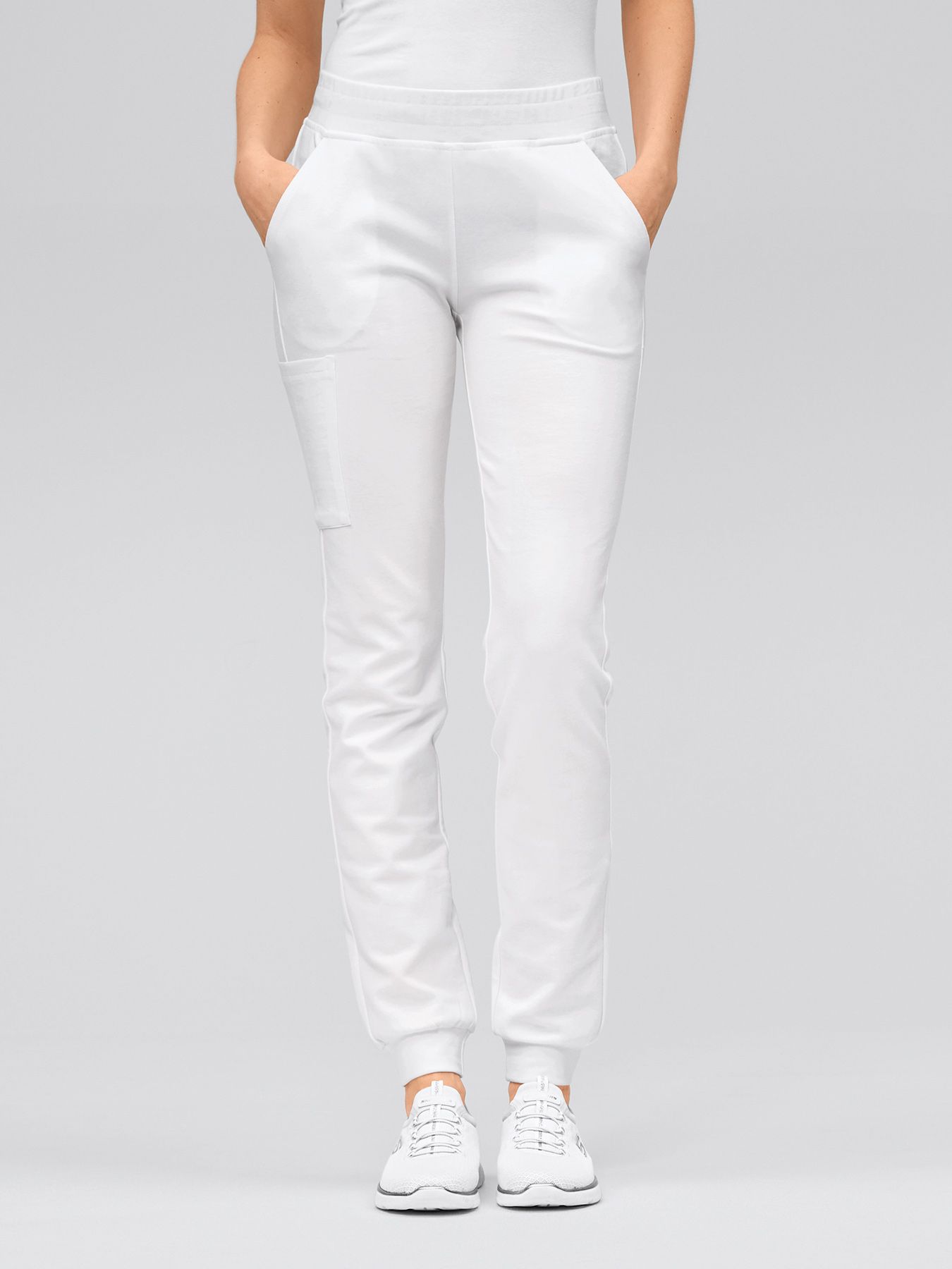 Pantalon femme en jersey à maille interlock PONTO