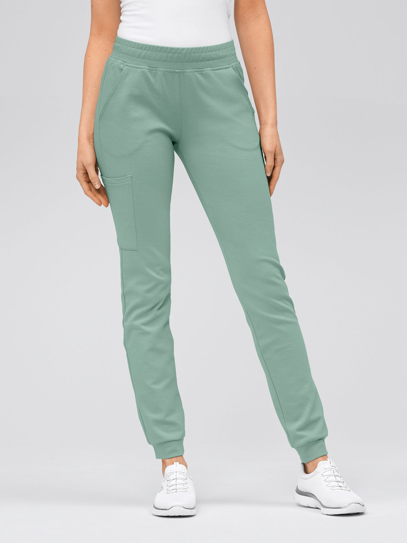 Pantalon femme en jersey à maille interlock PONTO