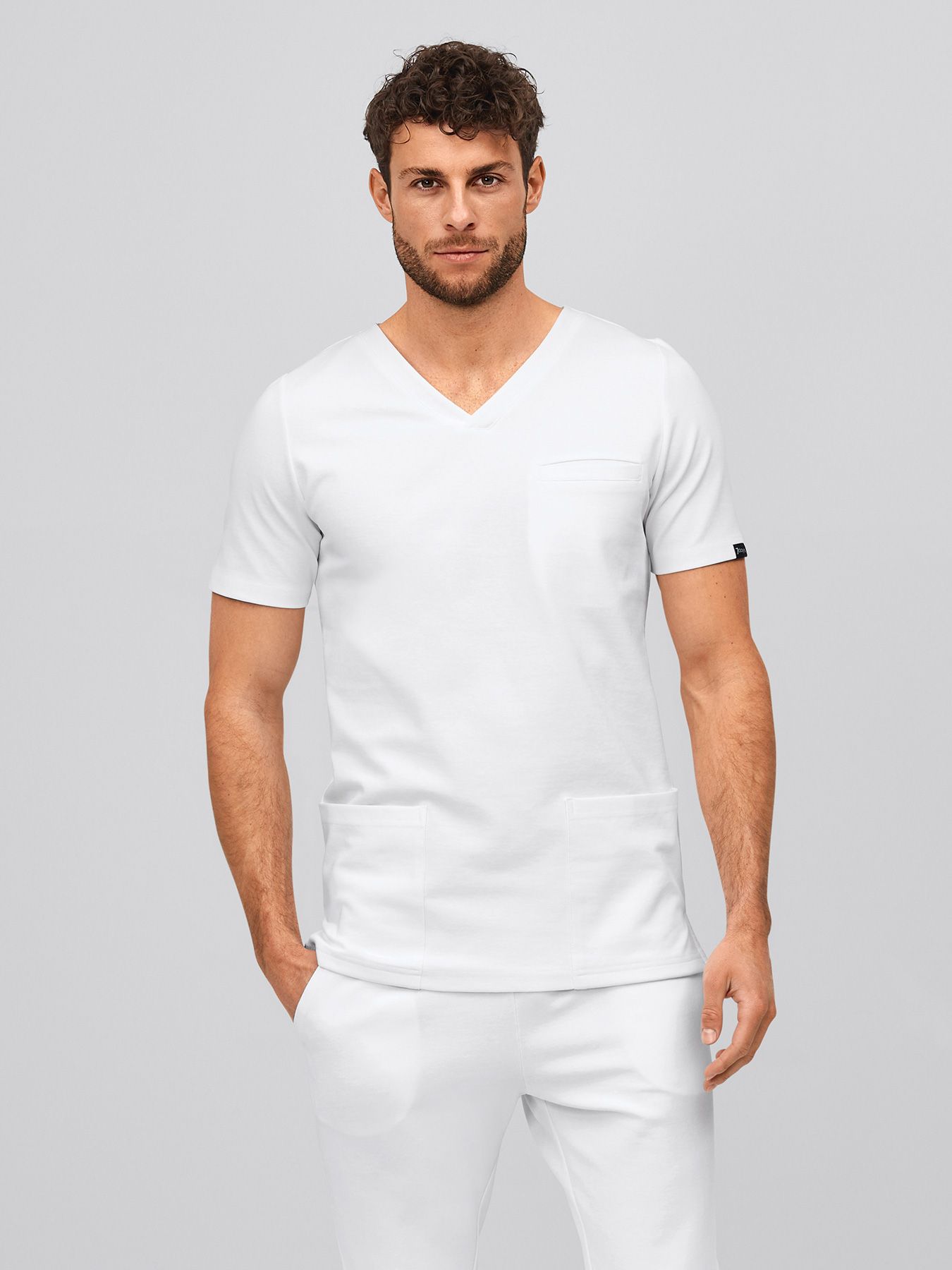 Tunique médicale en jersey à maille interlock KAZAN