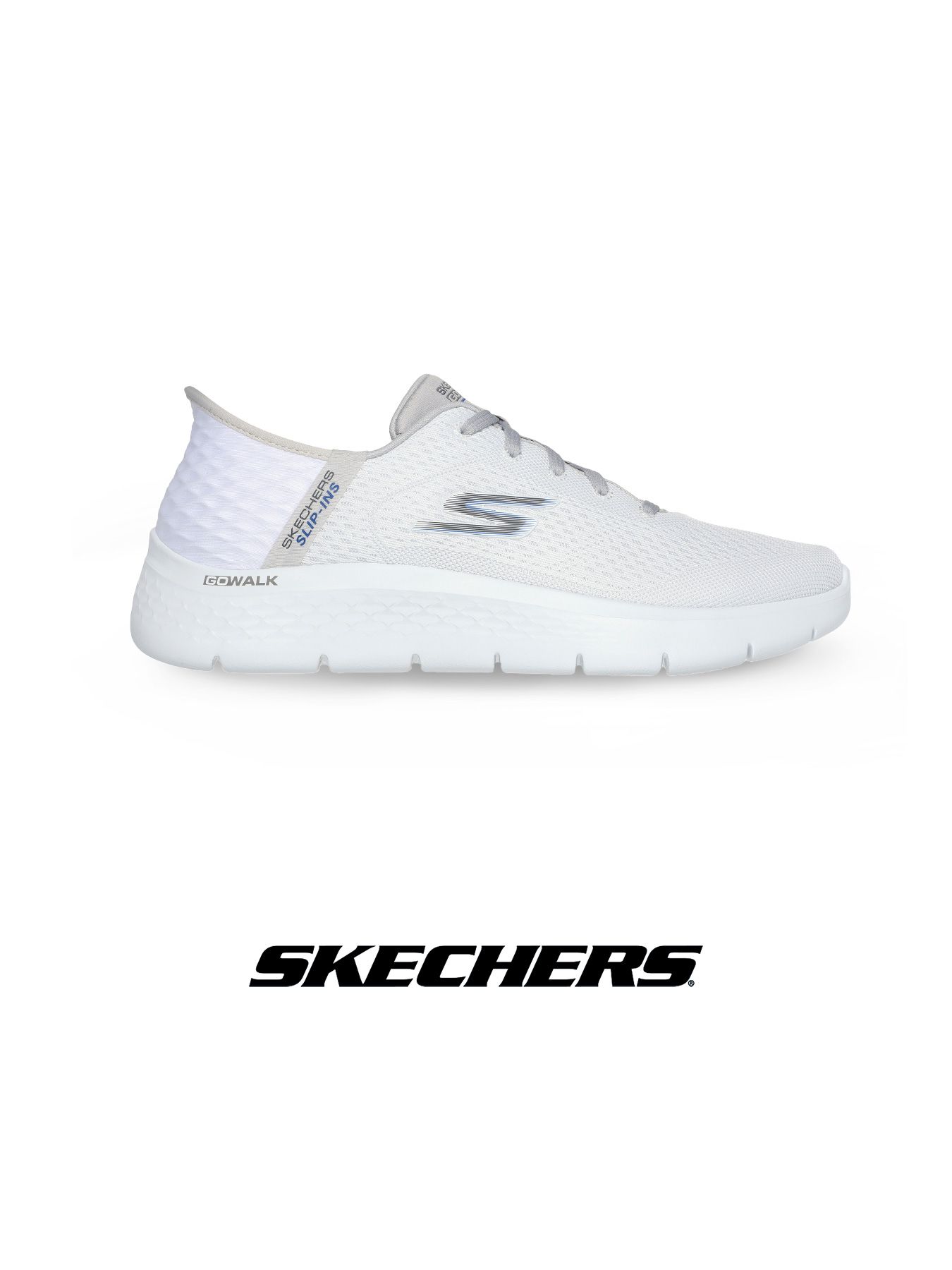 Baskets Skechers "Go Walk Flex" / blanc gris