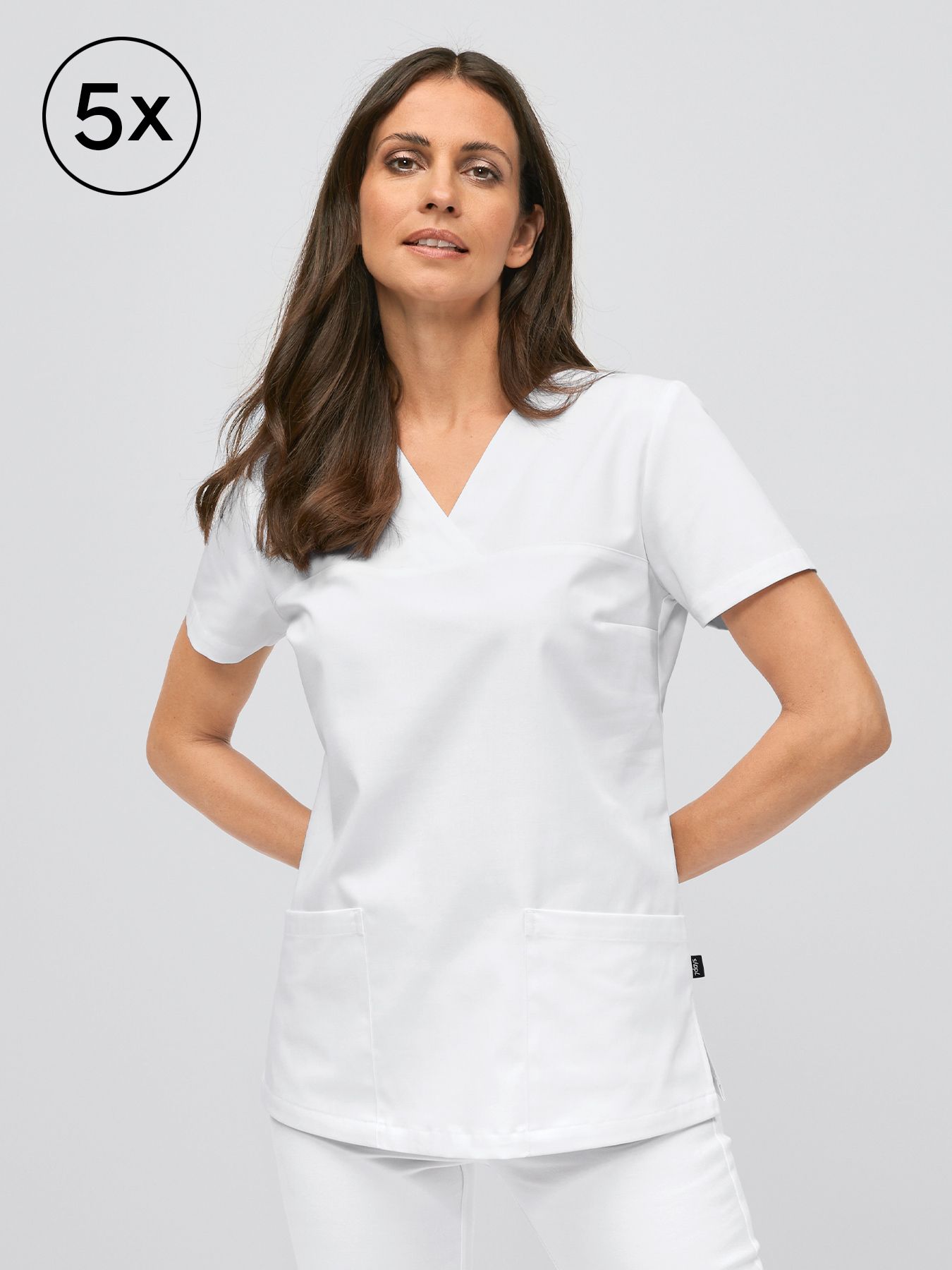 Tunique médicale facile à enfiler BORNA – lot de 5 