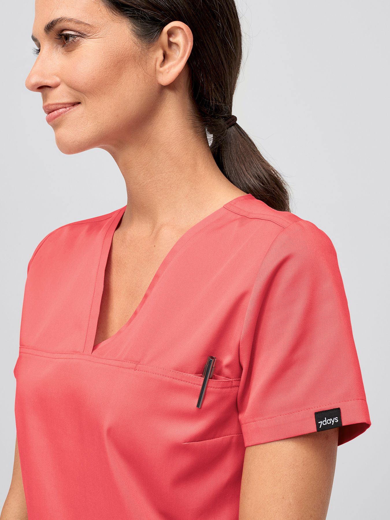 Tunique médicale en Lyocell (TENCEL™) BREDA – stretch