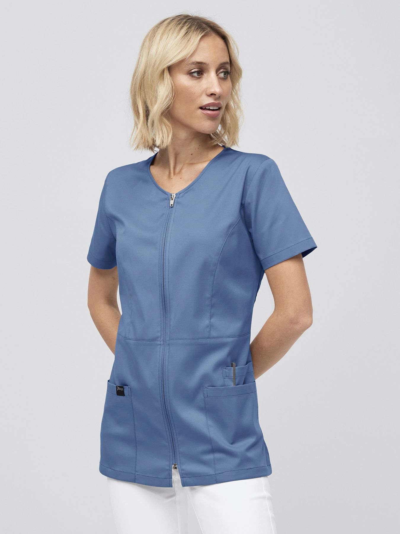 Blouse médicale en Lyocell (TENCEL™) LAVAL – stretch