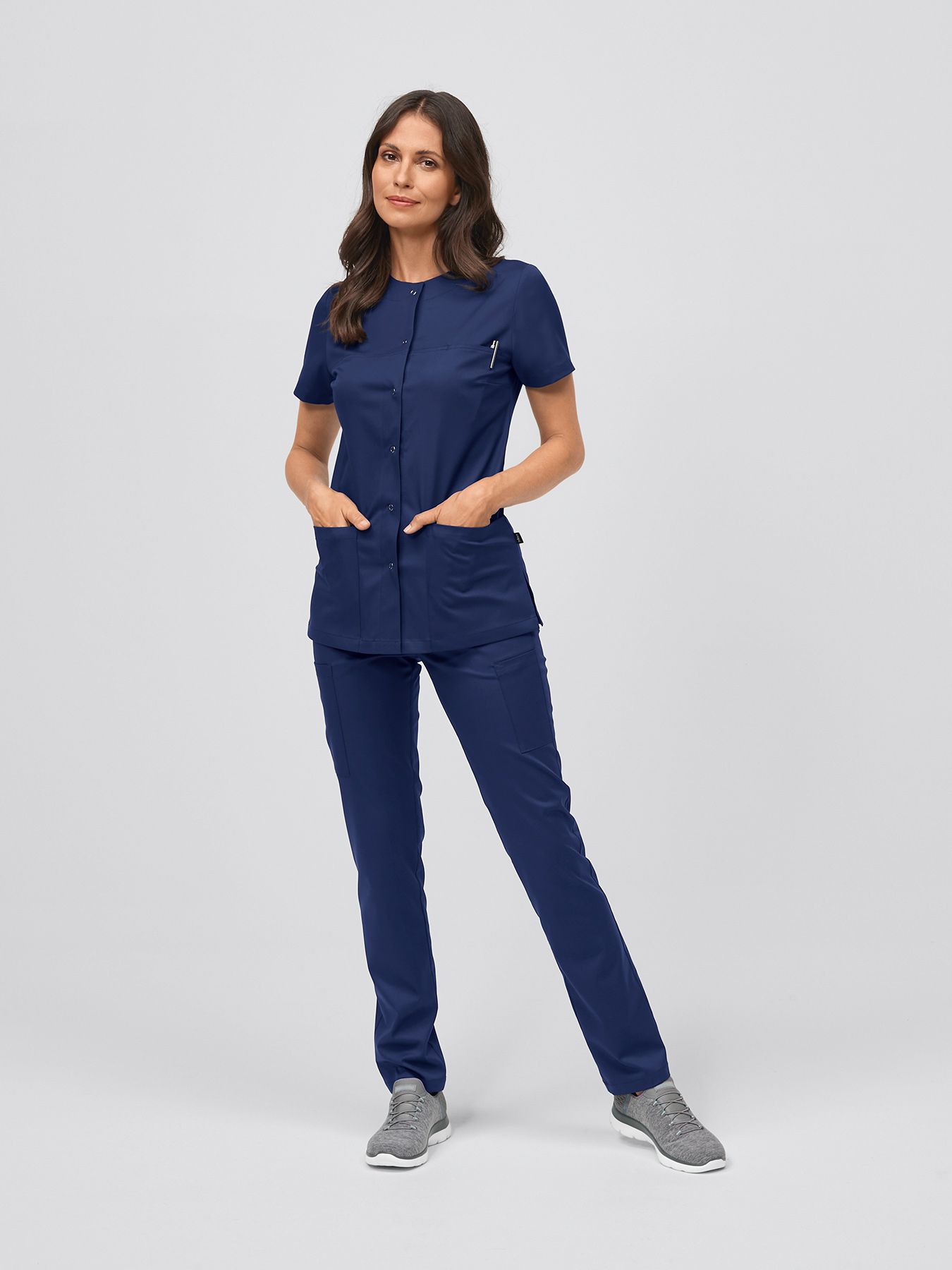 Blouse médicale en Lyocell (TENCEL™) NIZZA – stretch