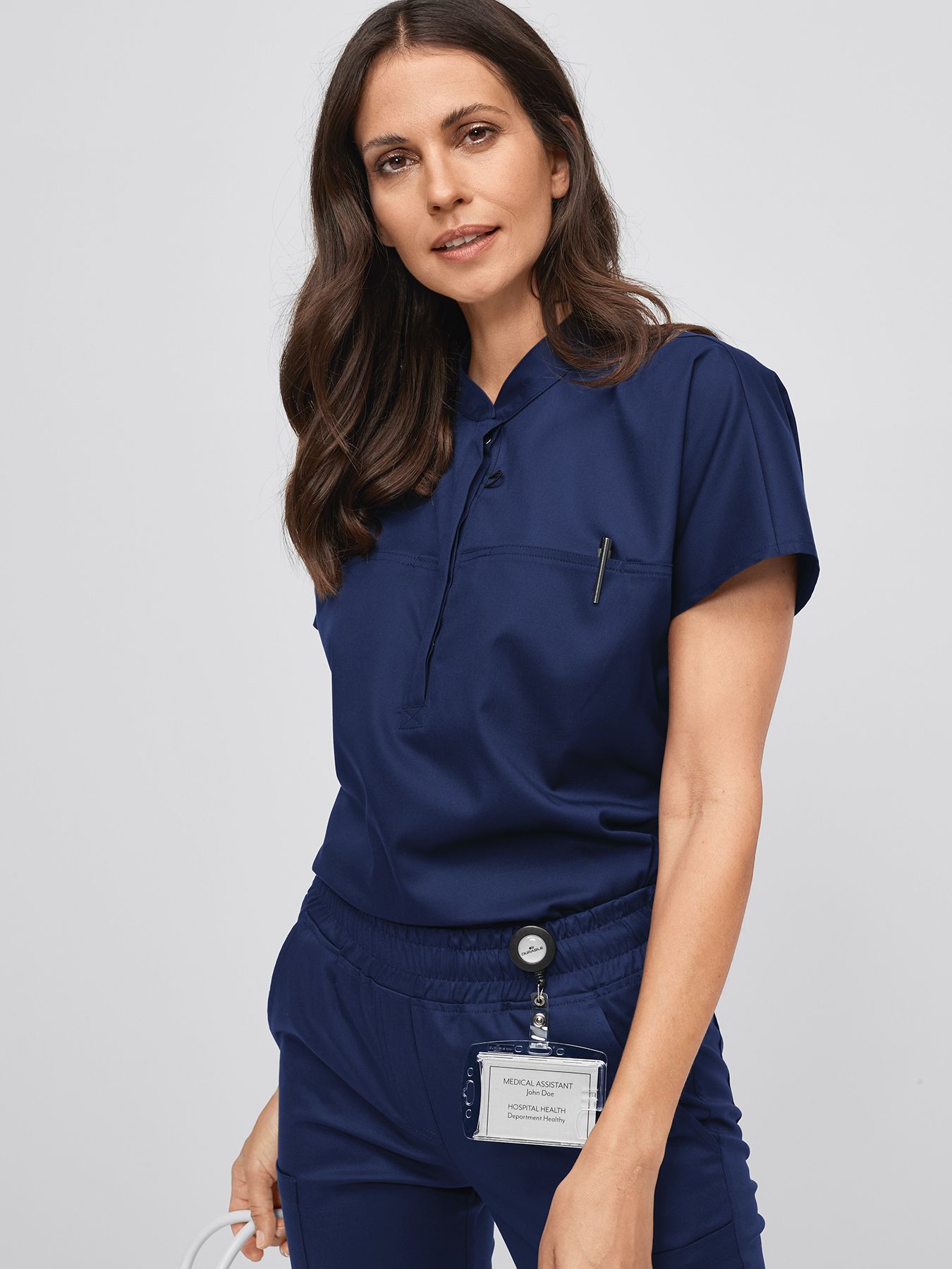Tunique médicale en Lyocell (TENCEL™) LONDON – stretch