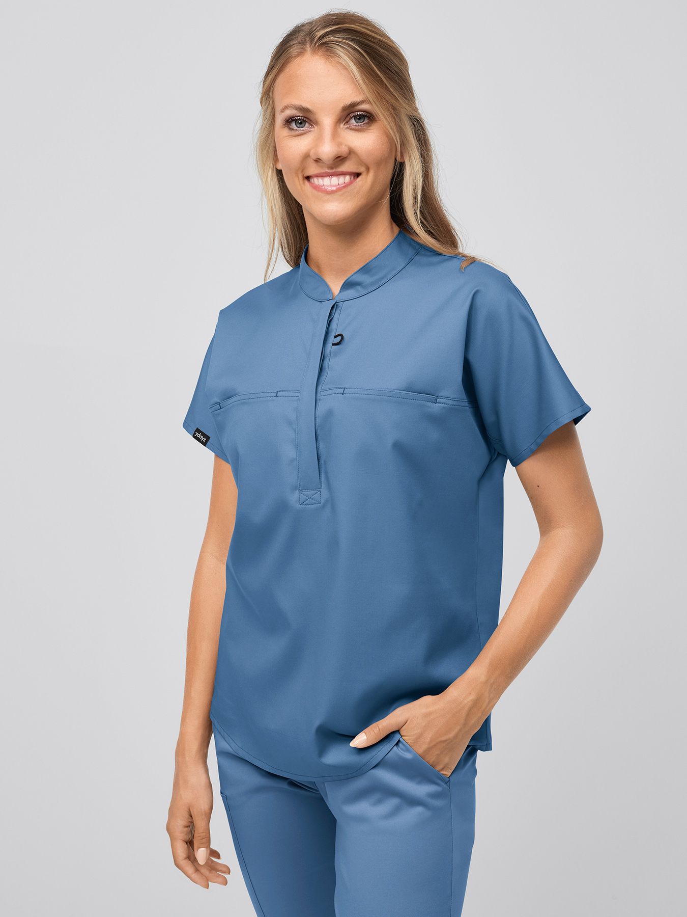 Tunique médicale en Lyocell (TENCEL™) LONDON – stretch