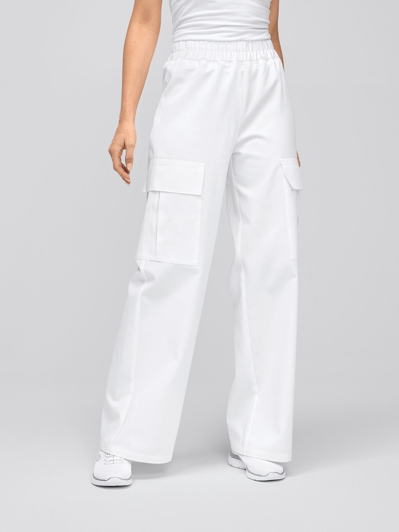 Pantalon cargo femme en coton LACONA 