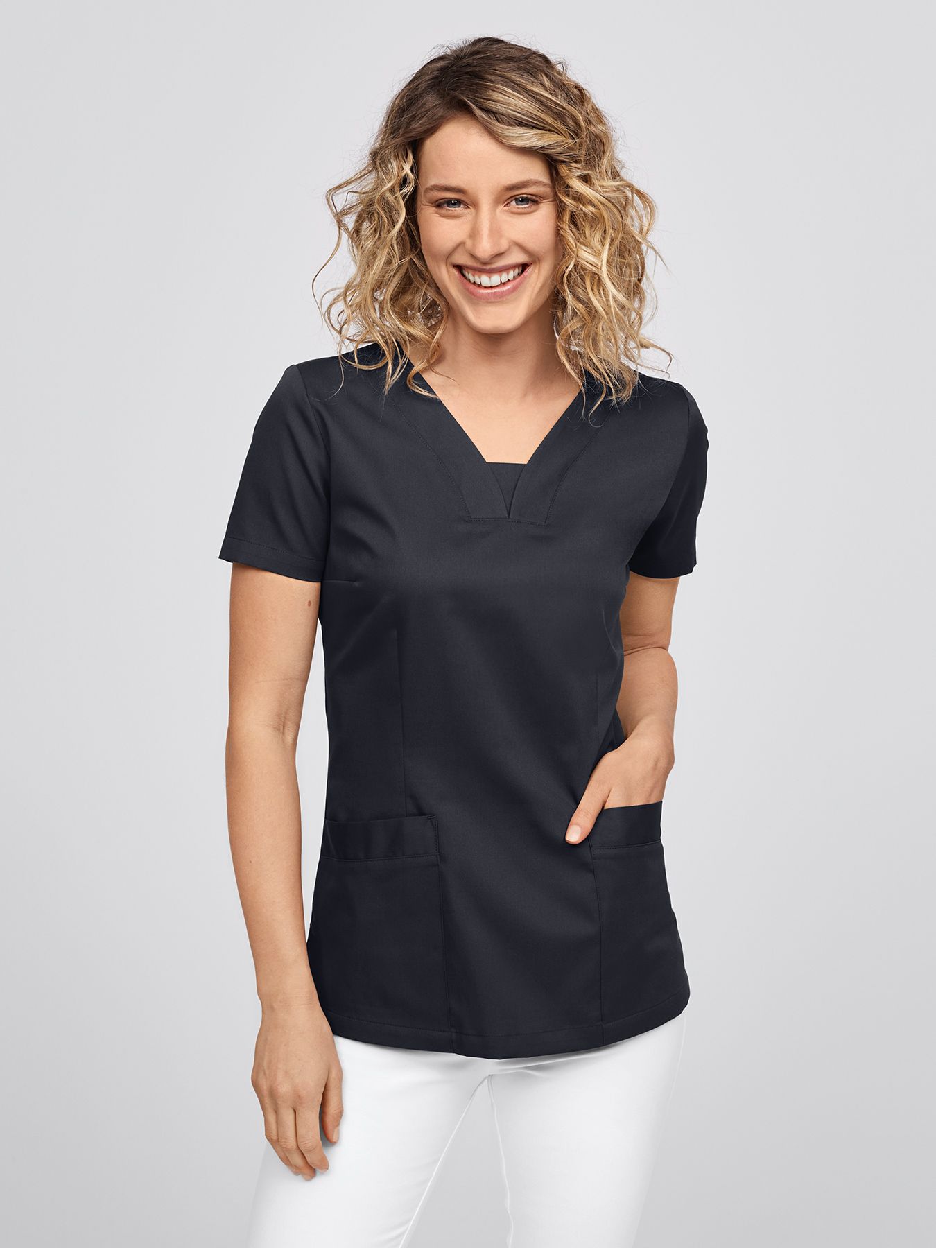 Tunique médicale facile à enfiler ALESIA