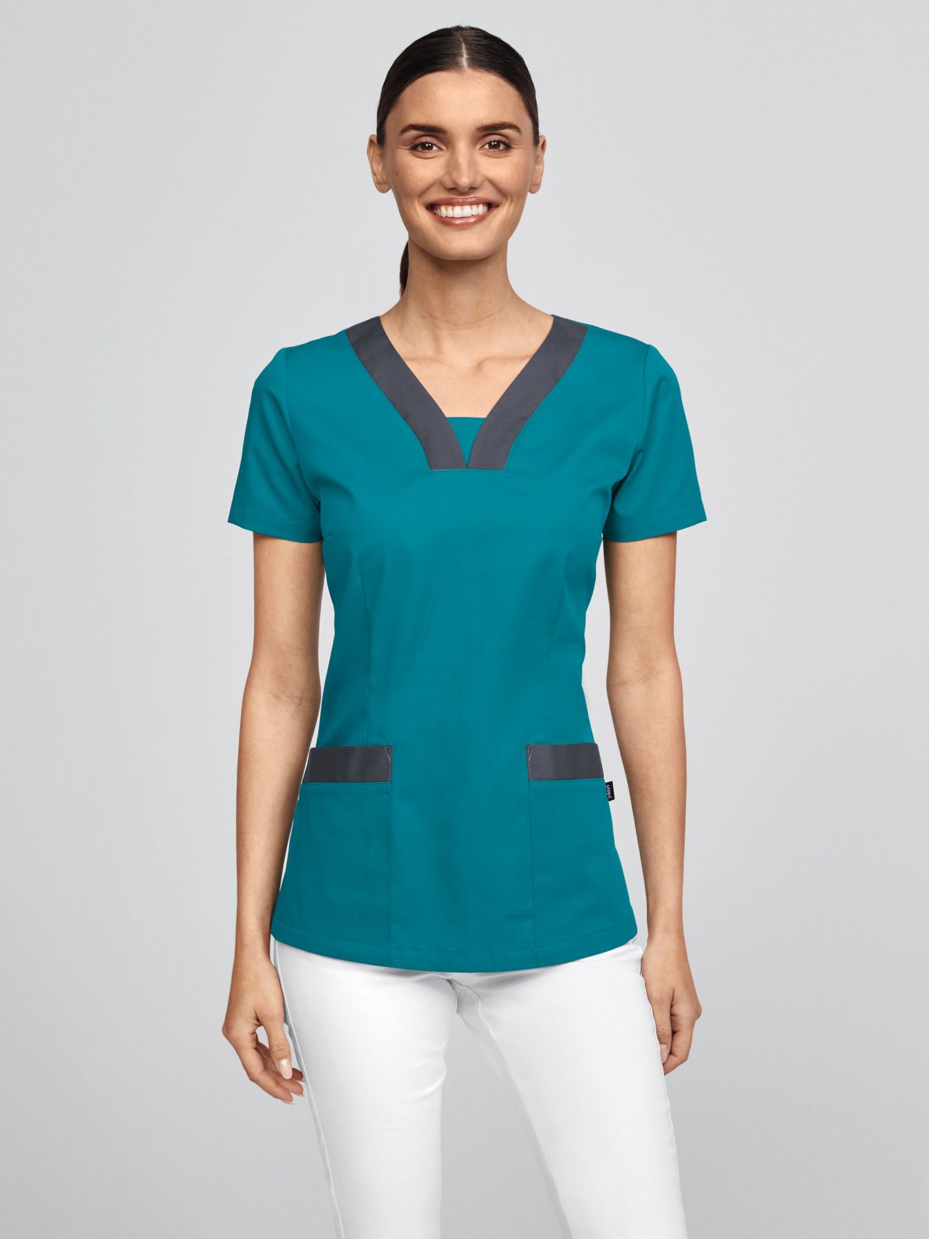 Tunique médicale facile à enfiler ALESIA