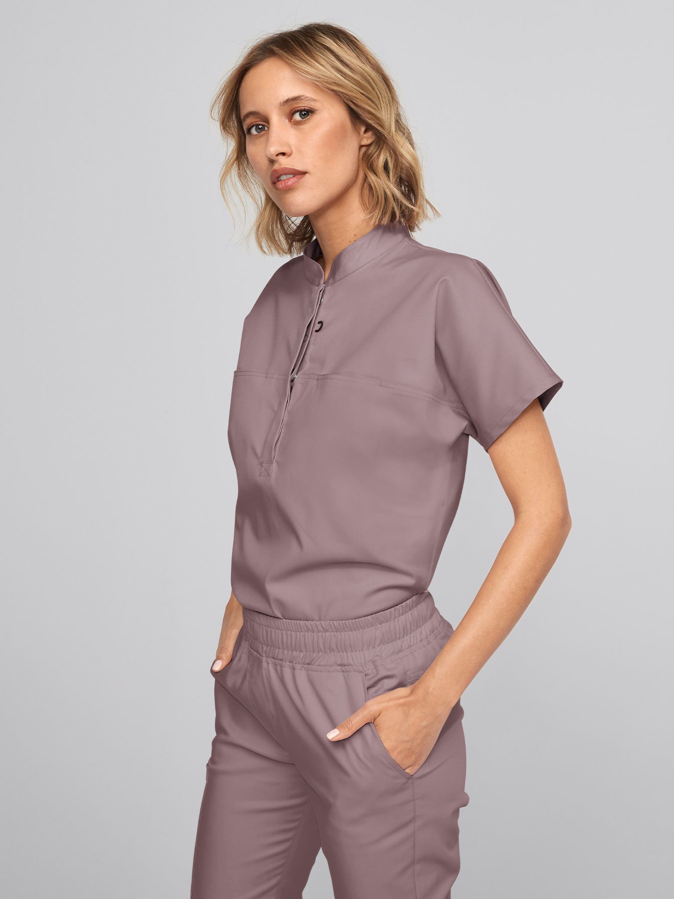 Tunique médicale en Lyocell (TENCEL™) LONDON – stretch