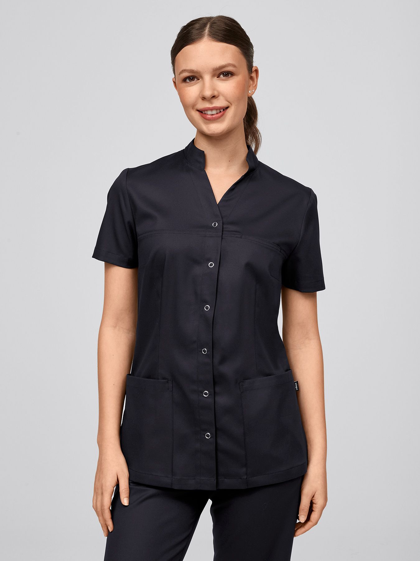 Blouse médicale femme en Lyocell (TENCEL™) VALLETTA - stretch