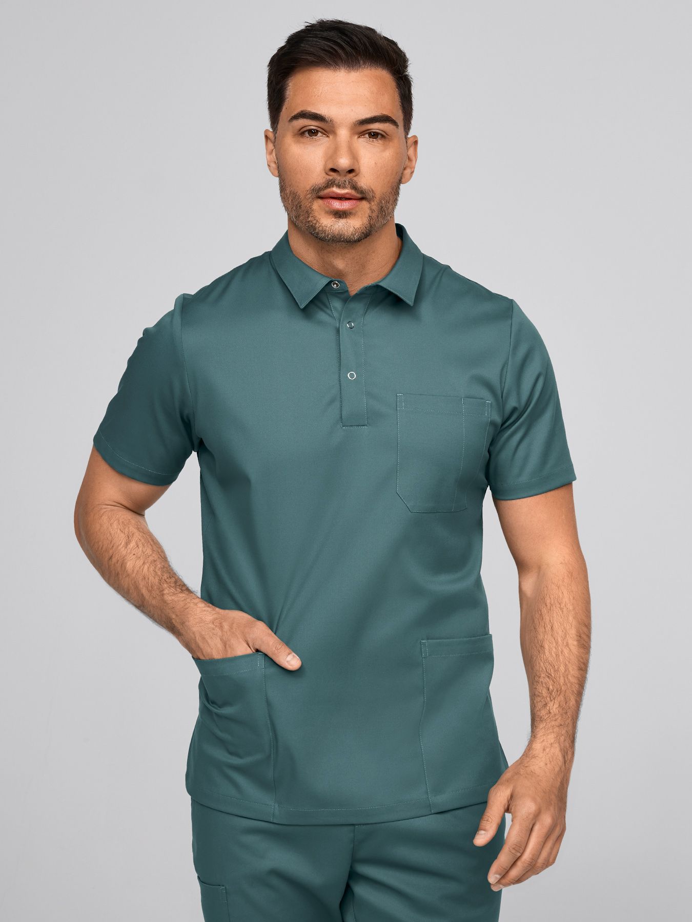 Tunique médicale homme LEVEN Lyocell (TENCEL™)