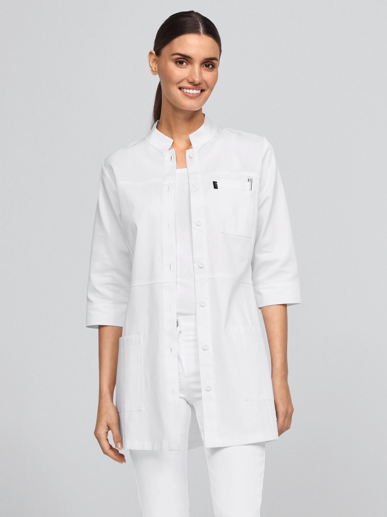 Blouse médicale longue disponible en 2 qualités GRANADA