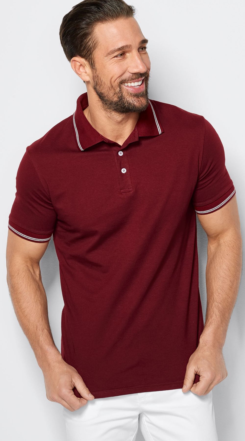 Polo mixte en single jersey